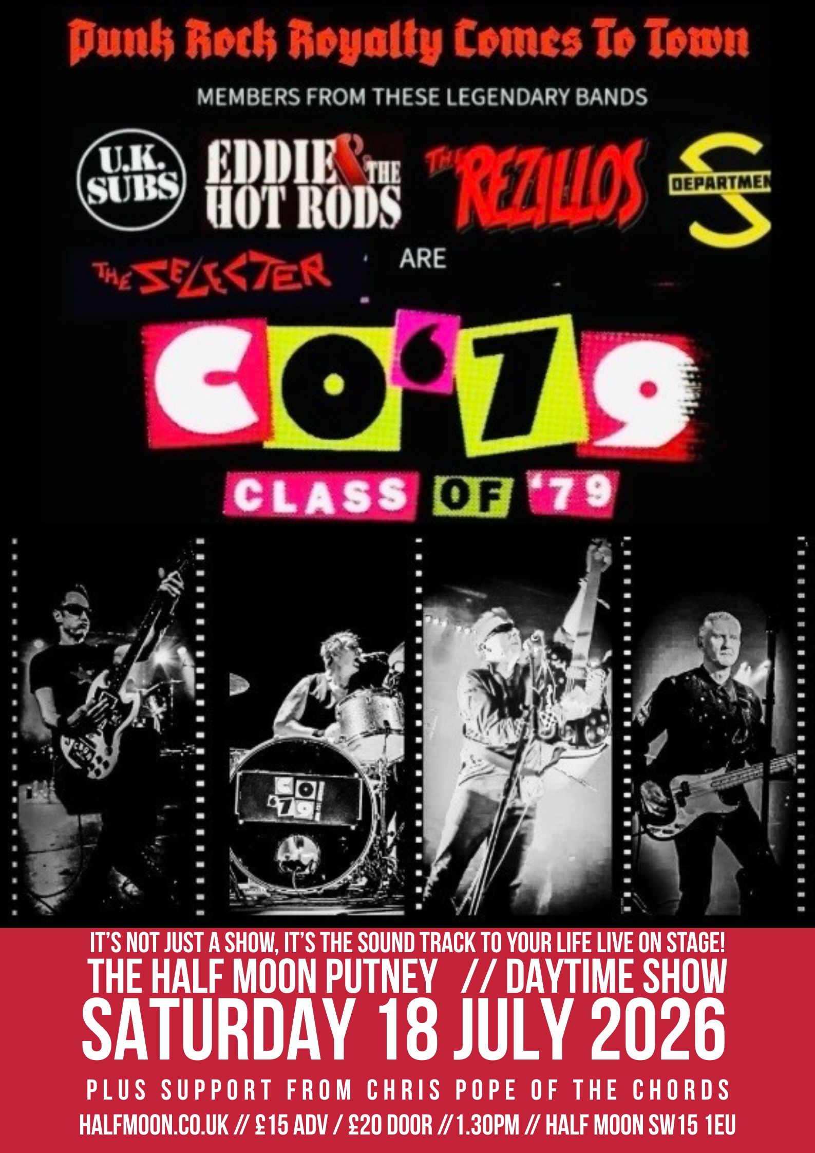 Class of '79 at The Half Moon, Putney